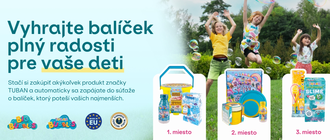 Oslávte MDD s Tuban a zapojte sa do SÚŤAŽE o skvelé ceny!