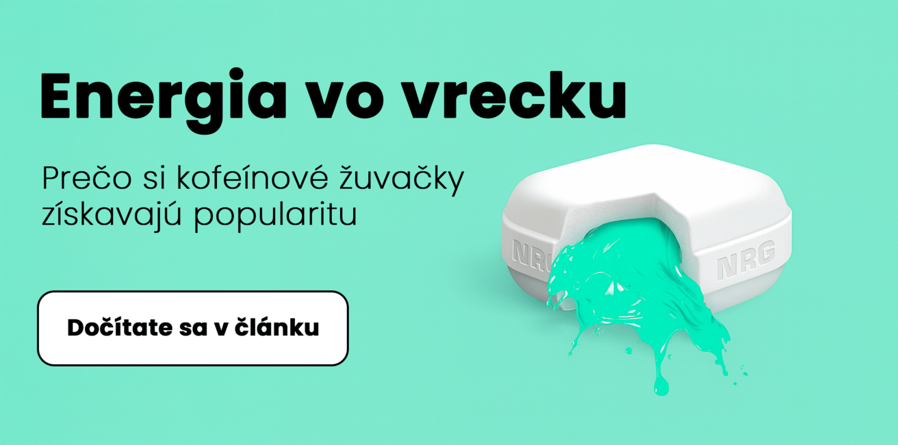 Energia vo vrecku: prečo si kofeínové žuvačky získavajú popularitu