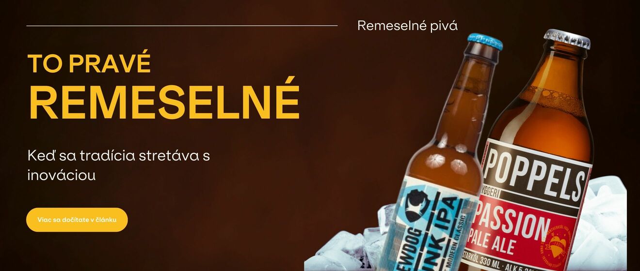 Remeselné pivá - Spojenie tradície a inovácie