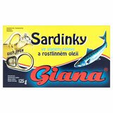 Sardinky v oleji 125g Giana