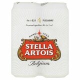 Pivo Stella Artois ležiak svetlý 4x500ml *ZO