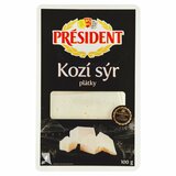 Syr kozí plátky 100g Président