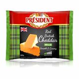 Syr Cheddar Red Mild blok 200g Président