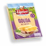 Syr Gouda bezlaktózová plátky 90g Liptov