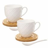 Orion Whiteline Hrnček s podšálkou 0,25l 2ks