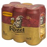 Pivo Kozel 12% svetlý ležiak 6x500ml *ZO