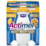 Jogurtový nápoj Actimel Triple Action Broskyňa - Marakuja 4x100g Danone