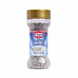 Zdobenie Guľôčky strieborné/biele 65g Dr. Oetker