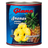 Kompót ananás plátky 3050g Giana