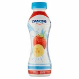 Nápoj jogurtový zakysaný jahoda banán 290g Danone