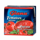 Paradajky lúpané pasírované 500g Giana