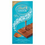 Lindt Lindor Mliečna čokoláda morská soľ a karamel 100 g