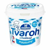 Tvaroh polotučný jemný 1000g Milko