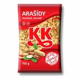 Arašidy lúpané pražené solené KK 150g Alika