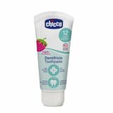 Chicco zubná pasta 12m+ Jahoda bez fluóru 50ml
