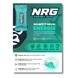 NRG energy gum ice mint žuvačky 4,5g*Darček