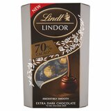 Lindt Lindor pralinky horká čokoláda 70% 200g