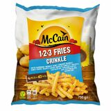 Mrazené Zemiakové vlnky 123 Fries Crinkle 750g McCain