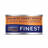 Fish4dogs Finest Konzerva Tuniak s batátmi 85g