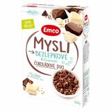 Müsli bezlepkové čokoládové duo 340g Emco
