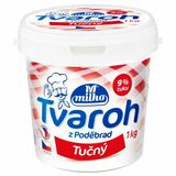 Tvaroh tučný jemný 1000g Milko