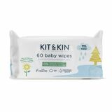 Kit & Kin Vlhčené obrúsky 60ks
