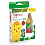 Alpino Farebné detské voskovky na prsty 6ks