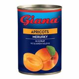 Kompót Marhule polené lúpané 425ml Giana