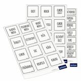 Orion Samolepky na dózy whiteline mix 47ks