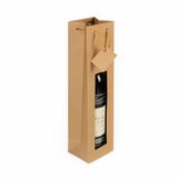 Taška na víno papierová s okienkom EC040015,1ks