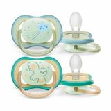 Philips Avent Cumlík Ultra air nočný 0-6m boy 2ks