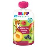 HiPP BIO 100% ovocie Jablko-Broskyňa-Lesné ovocie 100g