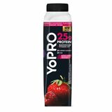 YoPro Protein jogurtový nápoj s príchuťou jahoda-malina 300g Danone