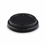 Viečko vypuklé (PS) čierne O90mm WI76299, 100ks