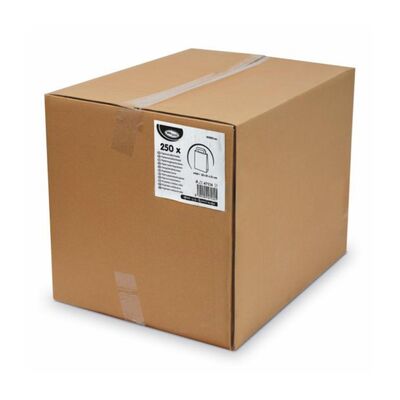 Taška papierová hnedá 32+21x 33cm WI47134,250ks