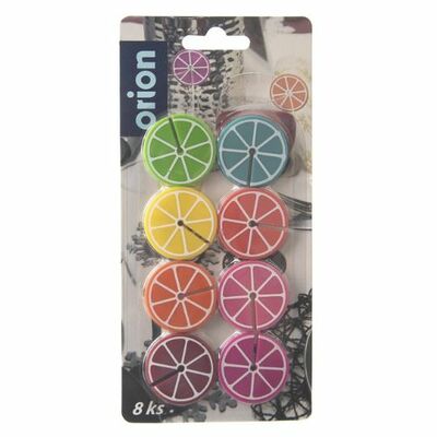 Orion Rozlišovače na poháre Citrusy 3,7cm 8ks