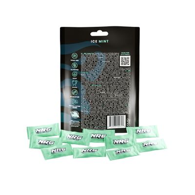 NRG energy gum ice mint žuvačky 10ks/45g