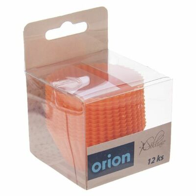 Orion Formičky 12x Muffiny oranžová silikón