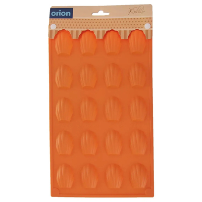 Orion Forma na pečenie 20x labky oranžová silikón