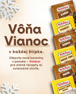 Vôňa Vianoc začína v kuchyni: objavte koreniny Kotányi