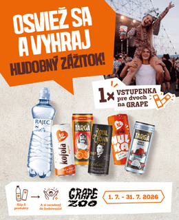 Vyhrajte vstupenky na festival Grape s Kofolou