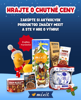 Sviatočná súťaž s Mixit: chrumkavé potešenie pre troch výhercov