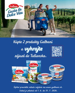 Vyhrajte s Galbani zájazd do Toskánska a ďalšie skvelé ceny