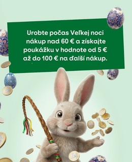 Veľkonočná výslužka navyše k Vášmu nákupu 