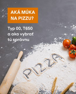 Aká múka na pizzu? Typ 00, T650 a ako vybrať tú správnu 