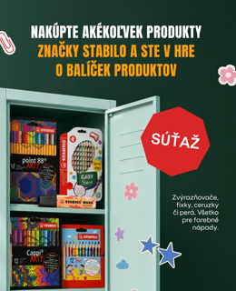 Vyhrajte výbavu od STABILO, ktorá poteší každého školáka