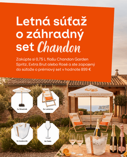 Letná súťaž o prémiový záhradný set Chandon