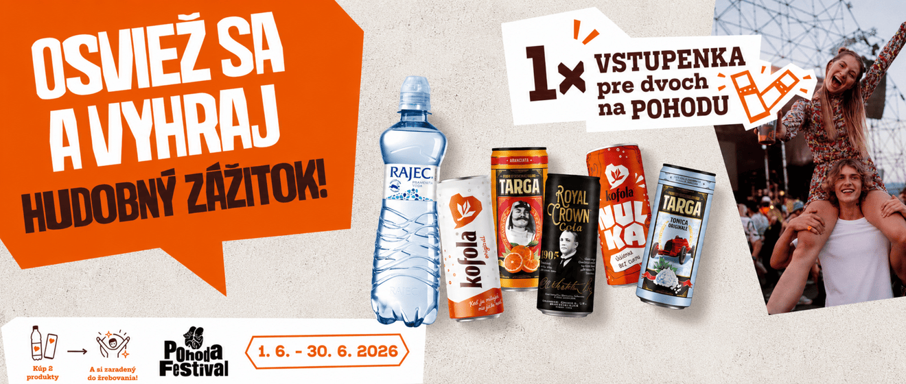 Vyhrajte vstupenky na festival Pohoda s Kofolou!