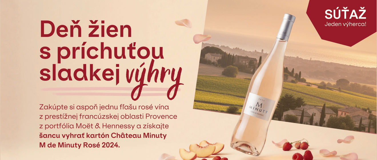 MDŽ súťaž o kartón Château Minuty M de Minuty Rosé 2024