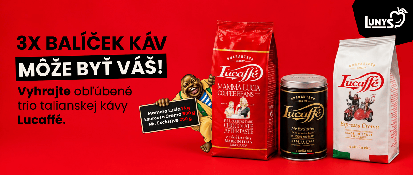 SÚŤAŽ S LUCAFFÉ: Vyhrajte kúsok Talianska